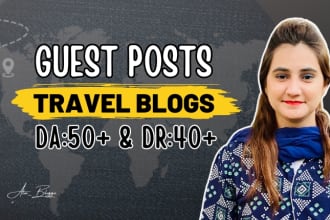 do travel guest post with high da backlinks