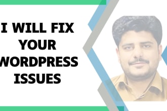 fix wordpress bugs, customize your site, and resolve any issues