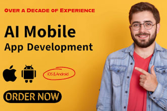do ai mobile app development for android and ios
