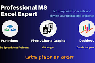do excel, data cleaning, visualizations, pivot table and vlookup, xlookup