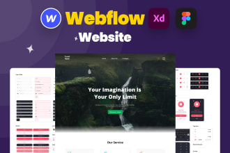 design, redesign, update or fix webflow website, convert your figma to webflow