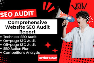 provide a comprehensive website SEO audit report
