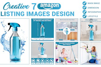 do amazon product listing images design, storefront pictures,main photos editing