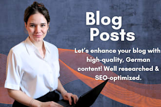 write compelling german blog content