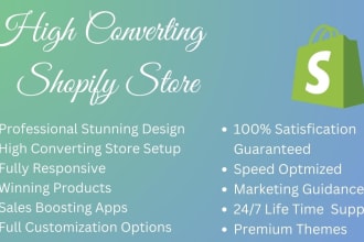 build your professional dropshipping shopify store