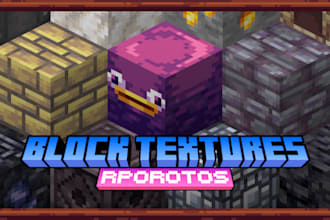 make custom block textures for minecraft
