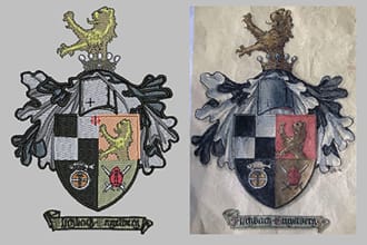 do embroidery digitizing into dst pes emb jef file in 2 hour