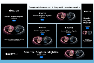design google banner ads and adwords or linkedin banners