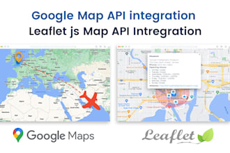 integrate and fix google map api and leaflet map api