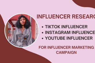 find the best instagram, tiktok and youtube influencers