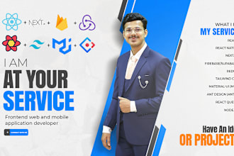 frontend developer react next HTML CSS javascript typescript
