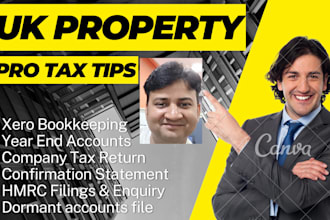 file btl buy to let UK property company account and corp tax