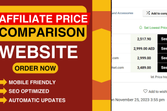 create affiliate price comparison website with rehub