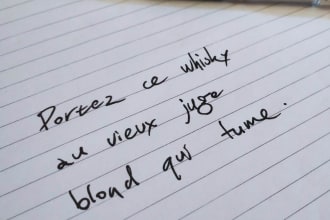 turn your handwriting into a usable computer font
