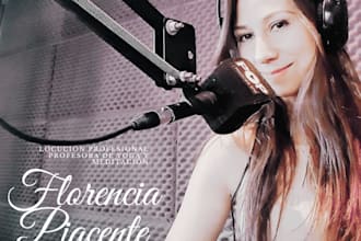 grabare voz en off femenina