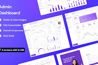 design saas, CRM, and admin dashboards in figma