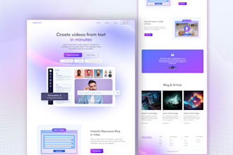 design an appealing figma website design