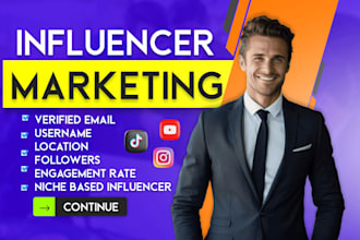 do tiktok, instagram, and youtube influencer research and outreach