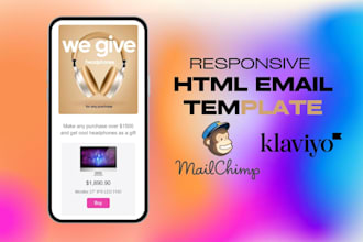 mailchimp email template design or mailchimp newsletter and mailchimp automation