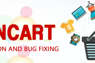 be fix your store errors, bugs and design issues in opencart