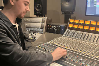 professionally mix your music using an analog console
