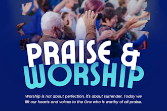 create an immaculate church flyer design, event, and poster card design
