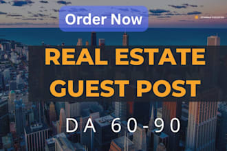 do a real estate guest post with do follow backlinks