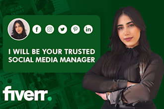 be your social media manager and content creator