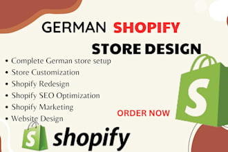 wixify design or redesign high converting german or english shopify store