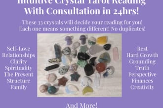 give a fast, intuitive tarot reading with video in 24hrs