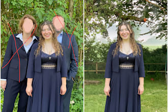 add, remove person, object, edit photo background in photoshop
