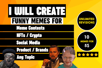 make creative viral memes and social posts for you