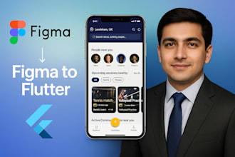 convert figma to flutter or flutterflow and design bespoke flutter UI, flutter