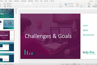 create professional and academic powerpoint presentation