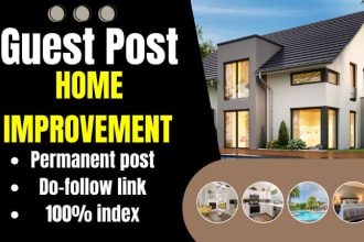 do guest post on home improvement,real estate blogs