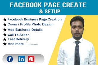 do facebook business page create and setup, fan page create