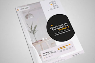 do nice and elegant flyers with perfection