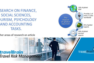 write business, travel and tourism management research