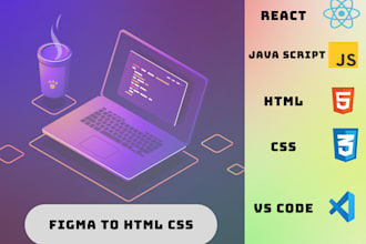 be your front end web developer and web designer