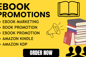 promote your books, ebooks, amazon kindle and book marketing