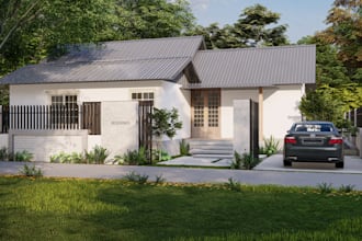 design a modern village home for you