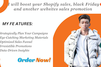 boost shopify sales, black friday, any websitse sales