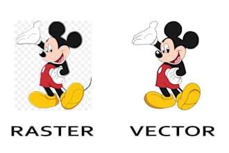 do vector tracing manually image logo icon