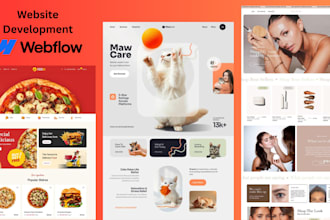 design modern webflow website or convert figma to webflow