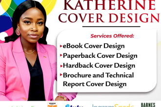 do professional print book cover design or ebook cover design