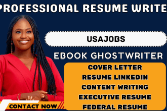 professional federal resume, usajobs, executive resume and resume writing