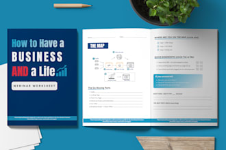 design an engaging and professional workbook in canva