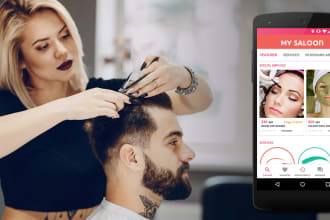 develop salon beauty hair cut spa massage app
