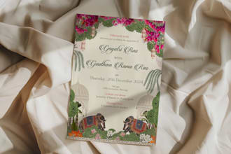 make traditional indian wedding invites