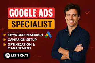 setup and manage your google ads adwords PPC campaigns
